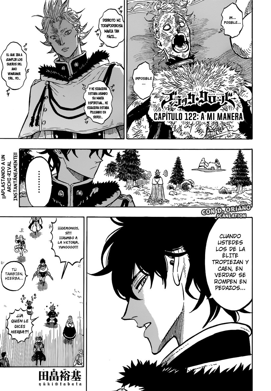 Read Black Clover es Manga Online