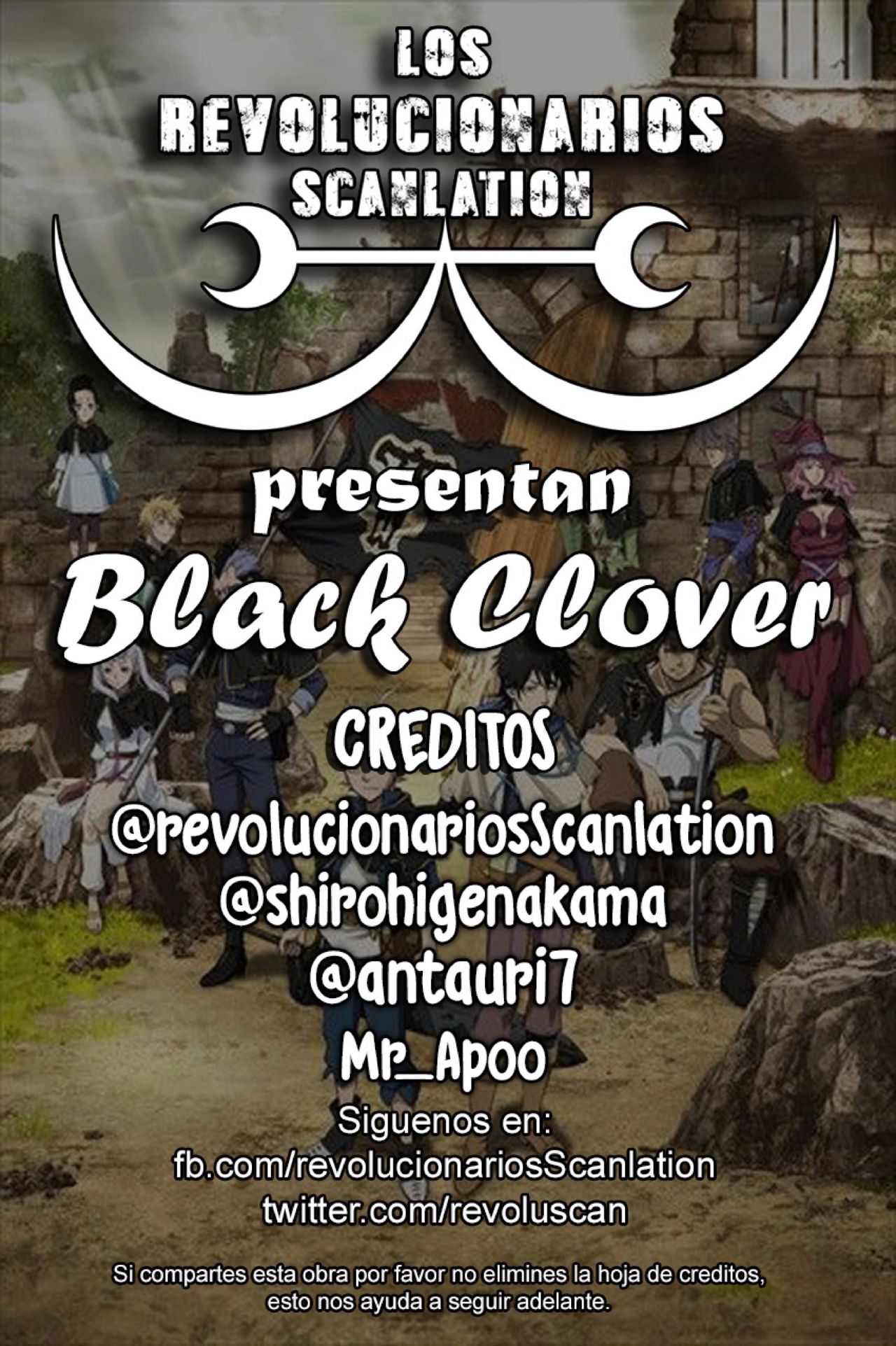 Read Black Clover es Manga Online