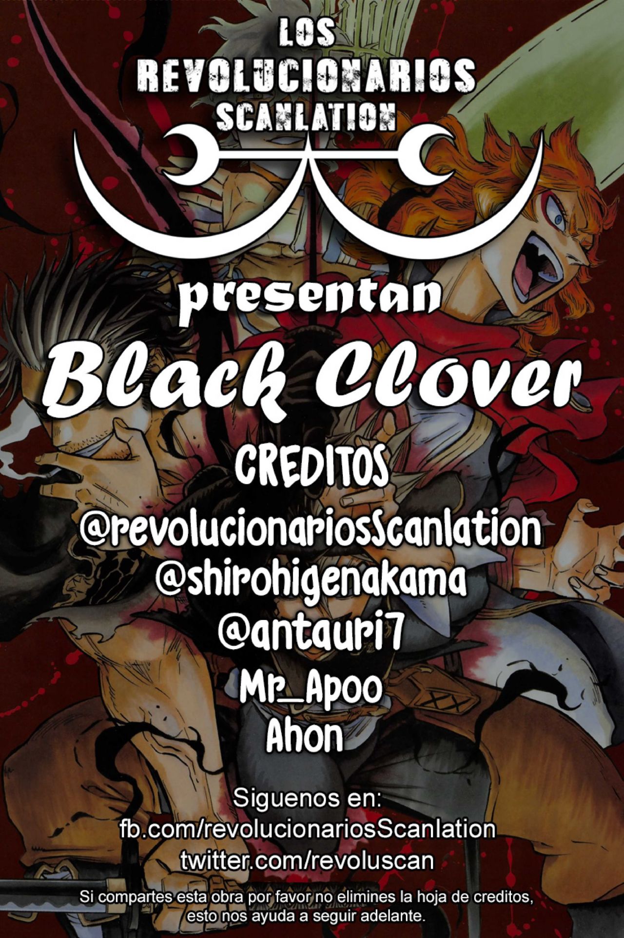 Read Black Clover es Manga Online