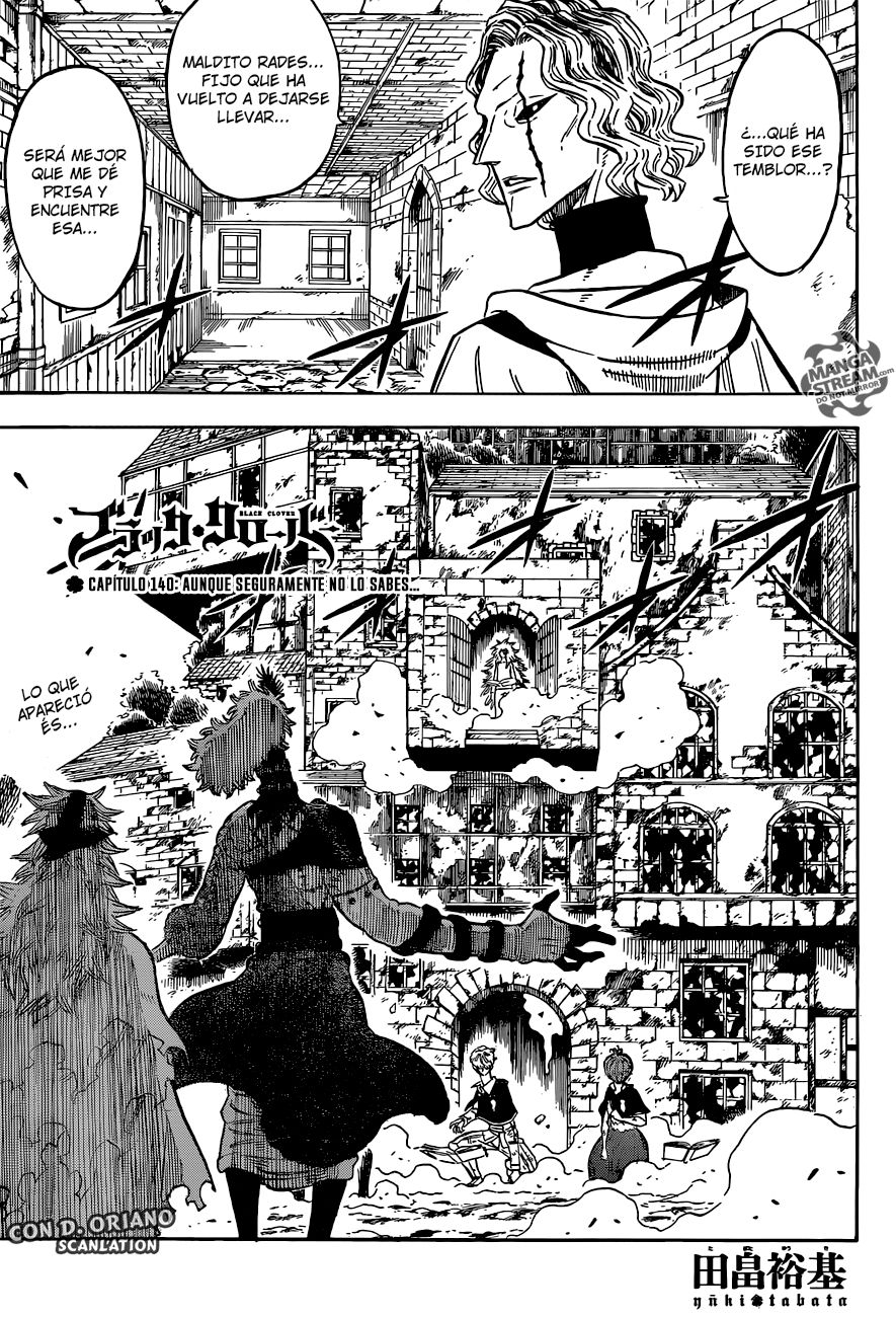 Read Black Clover es Manga Online