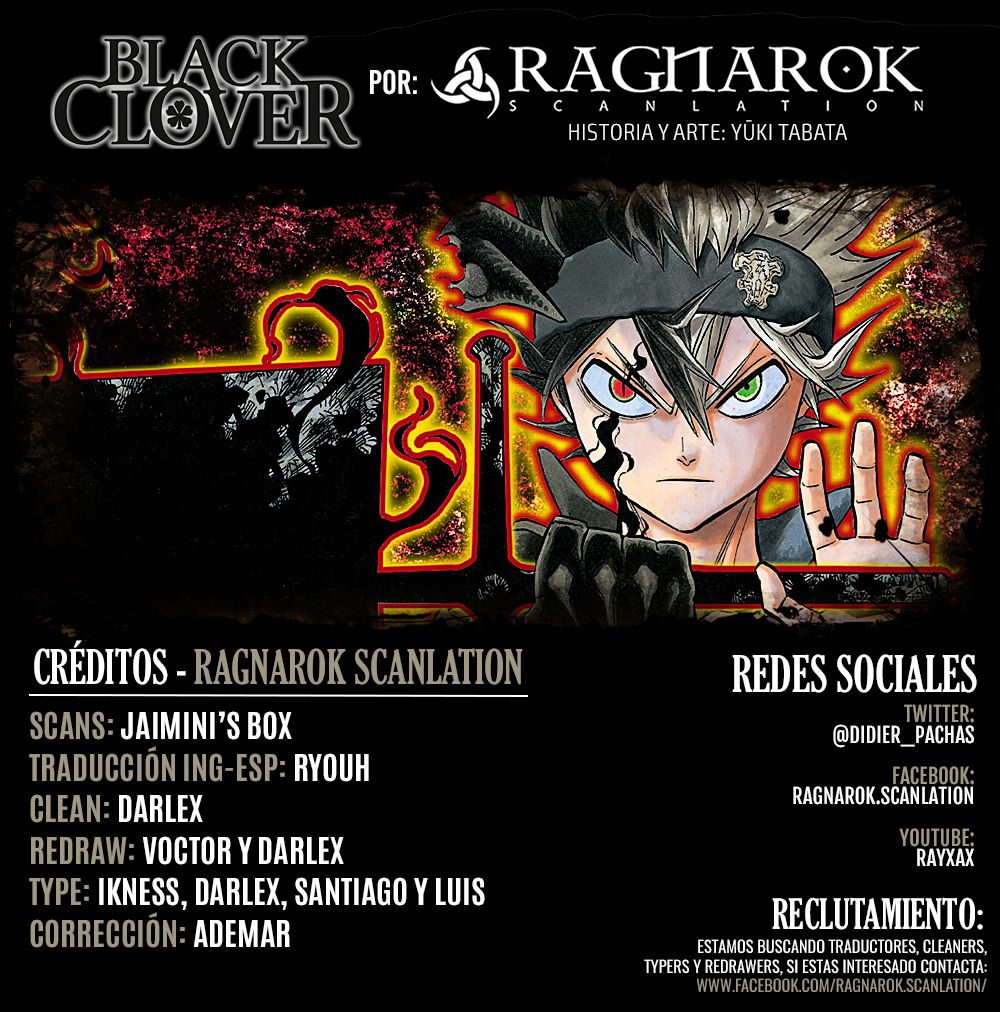 Read Black Clover es Manga Online