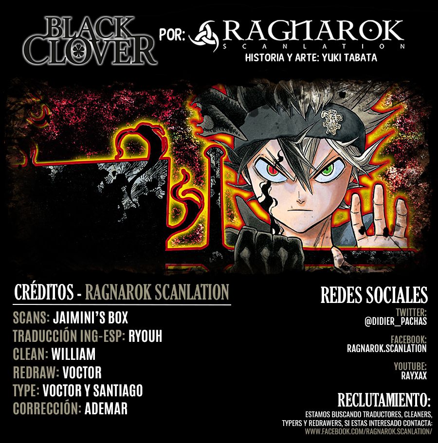 Read Black Clover es Manga Online
