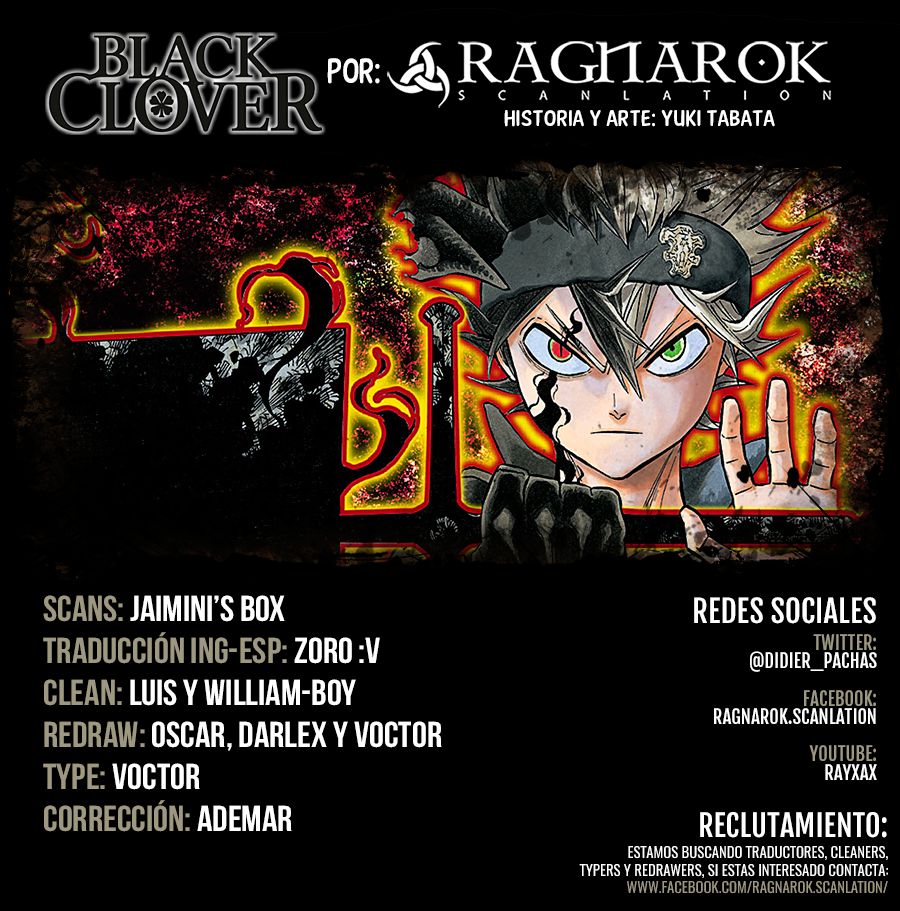 Read Black Clover es Manga Online