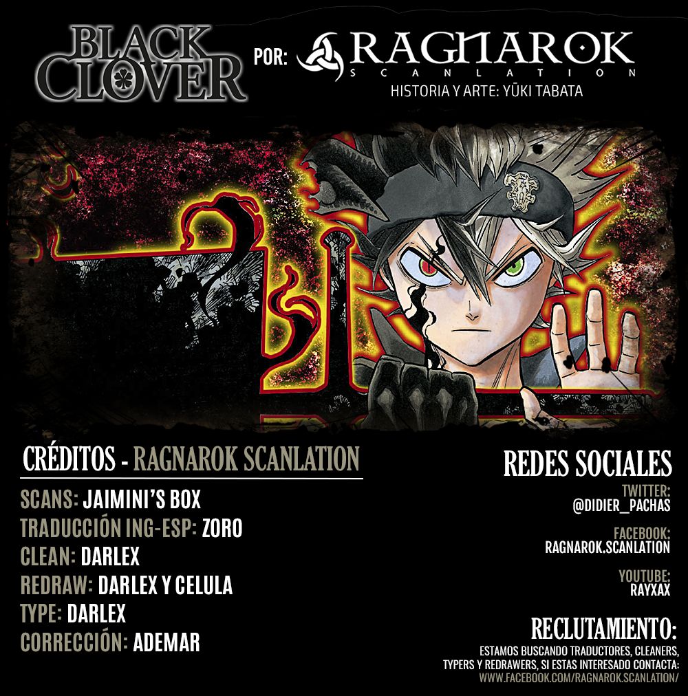 Read Black Clover es Manga Online