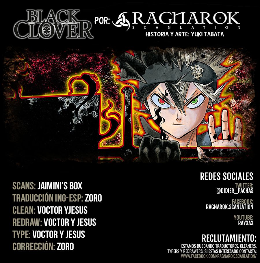 Read Black Clover es Manga Online