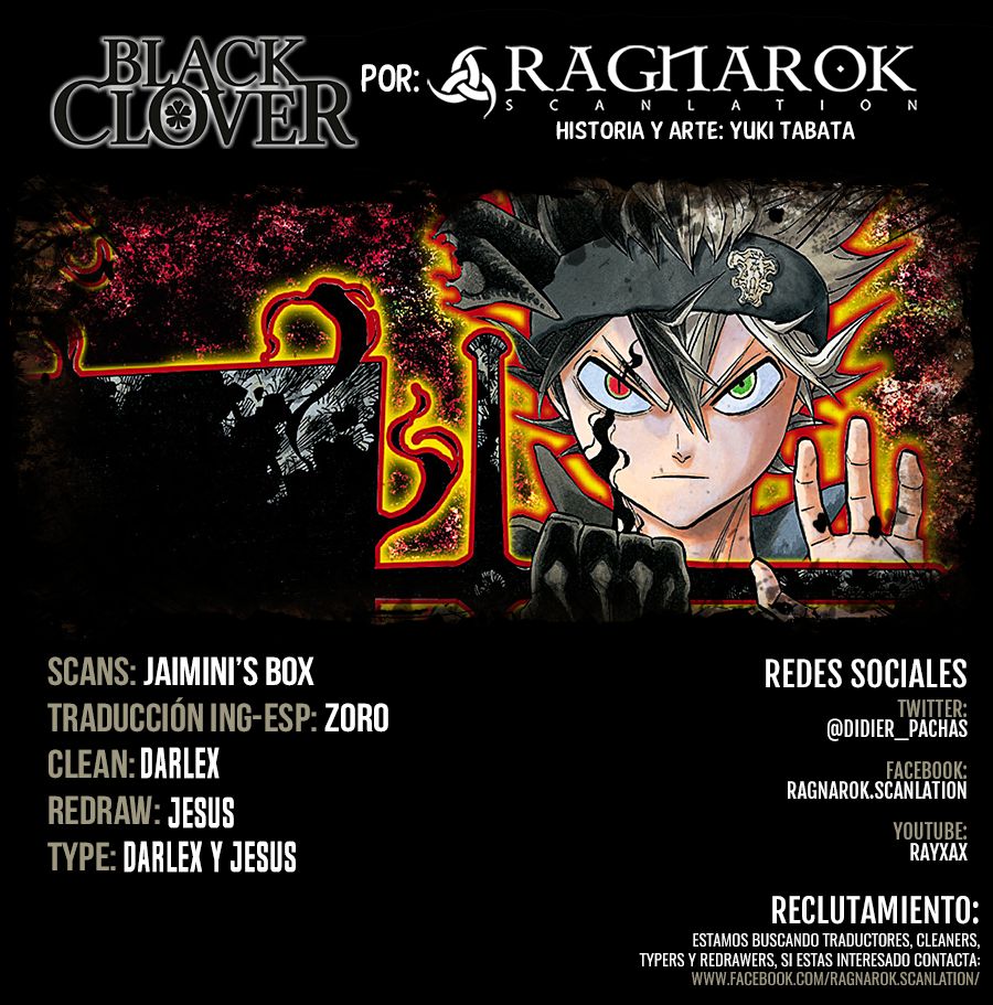 Read Black Clover es Manga Online
