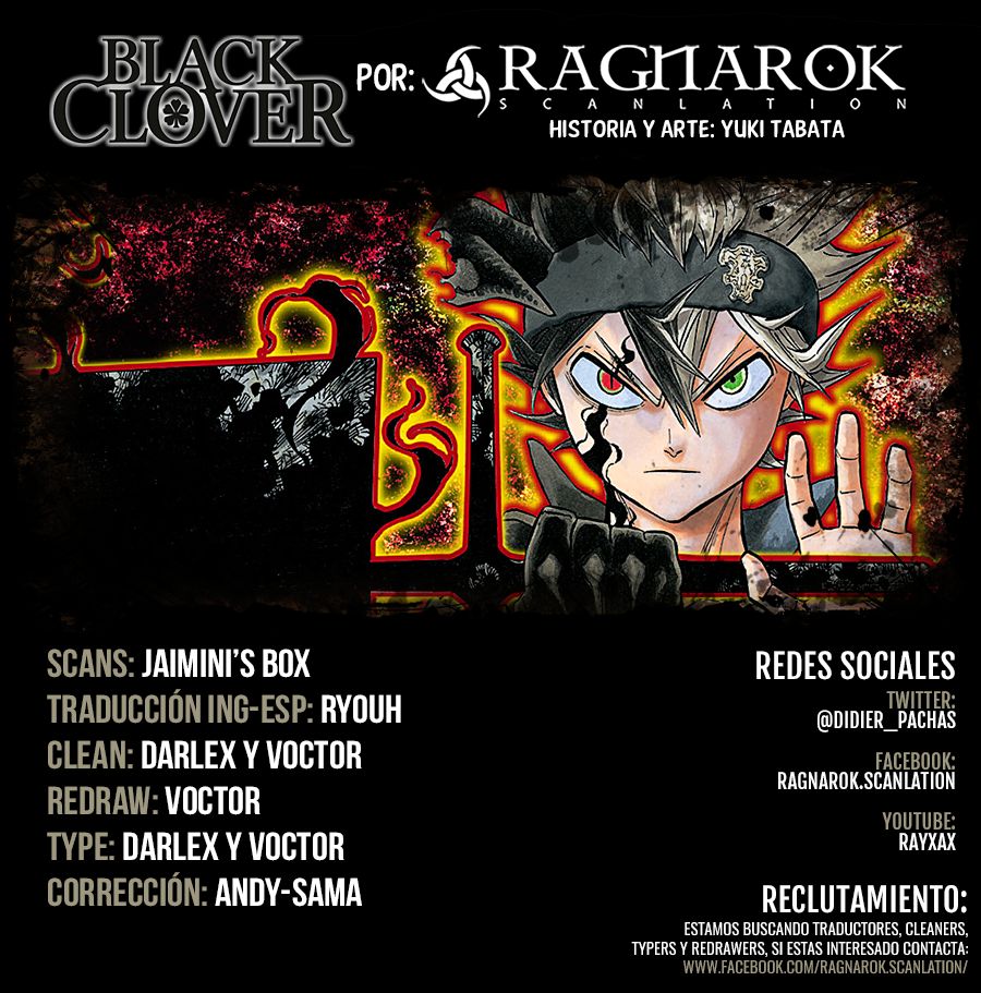 Read Black Clover es Manga Online
