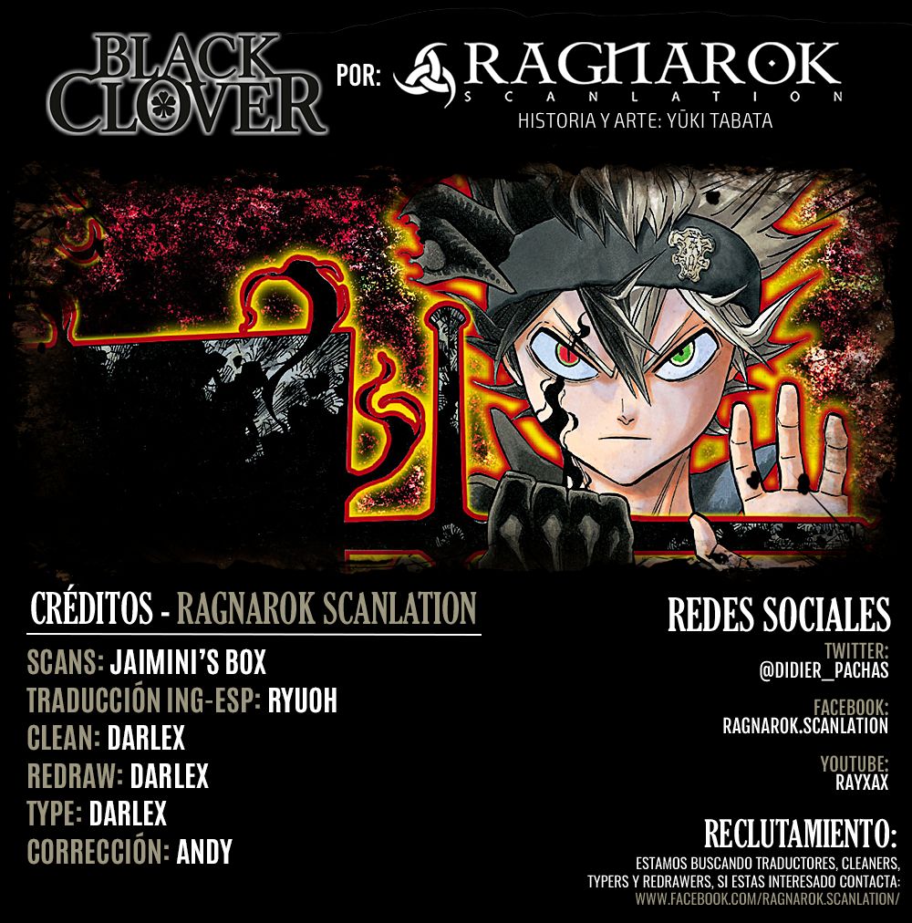 Read Black Clover es Manga Online