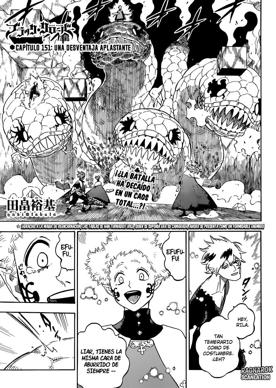 Read Black Clover es Manga Online
