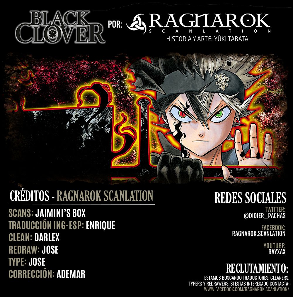 Read Black Clover es Manga Online