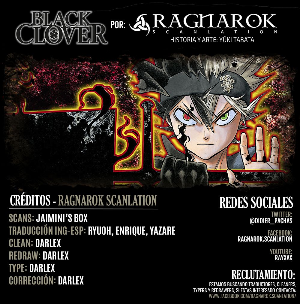Read Black Clover es Manga Online