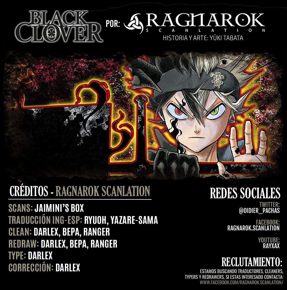 Read Black Clover es Manga Online