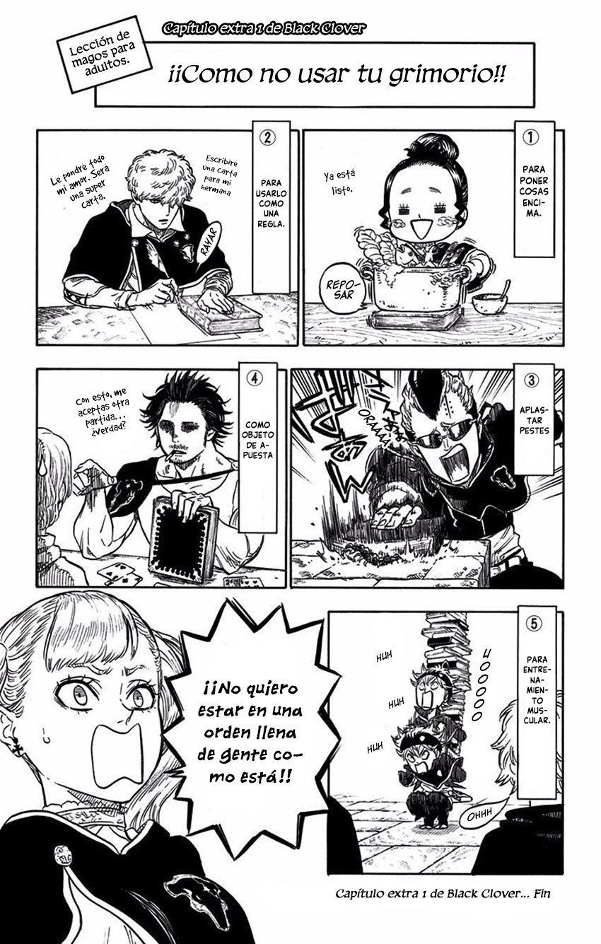 Read Black Clover es Manga Online