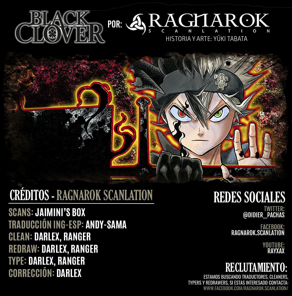 Read Black Clover es Manga Online