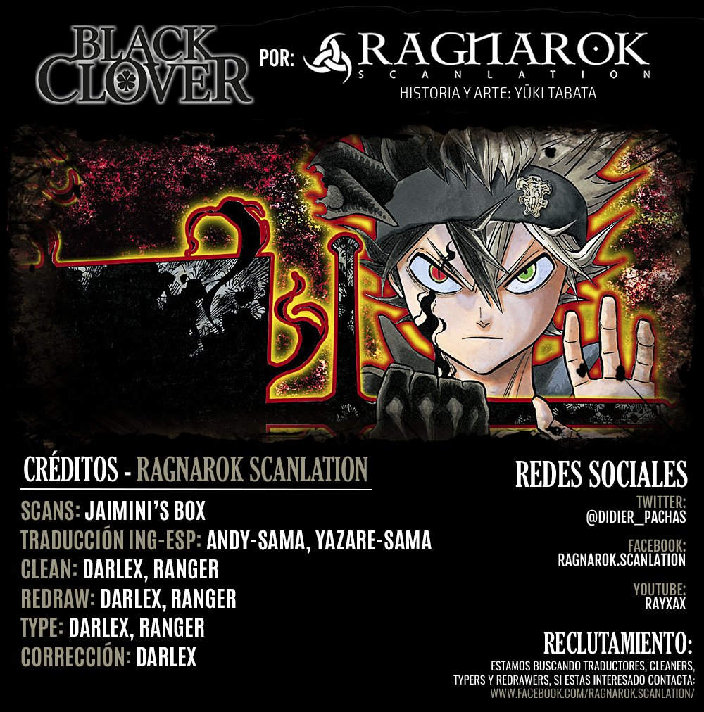Read Black Clover es Manga Online