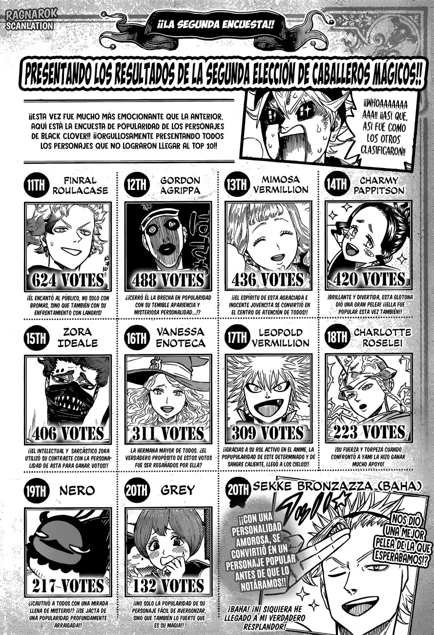 Read Black Clover es Manga Online
