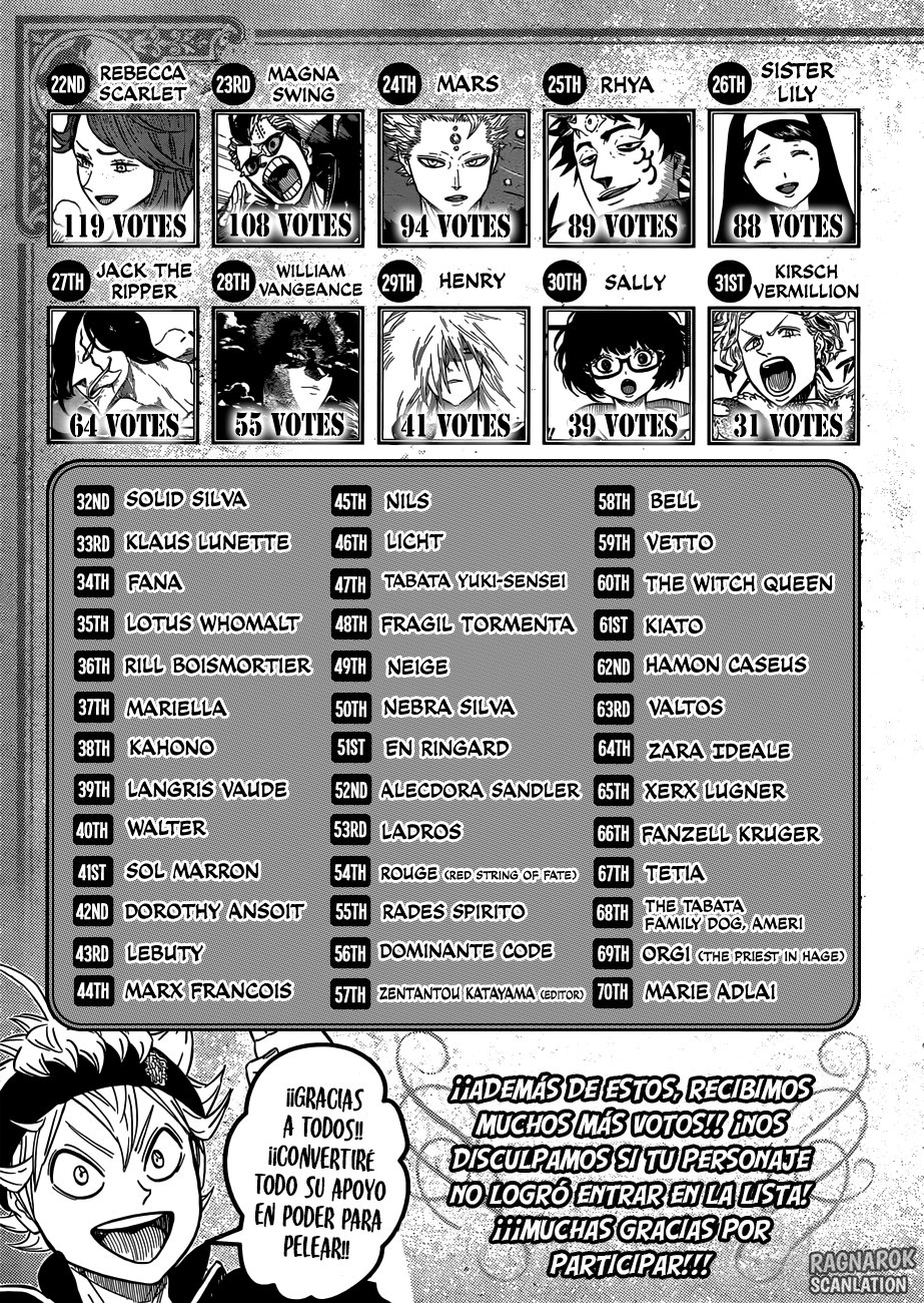 Read Black Clover es Manga Online