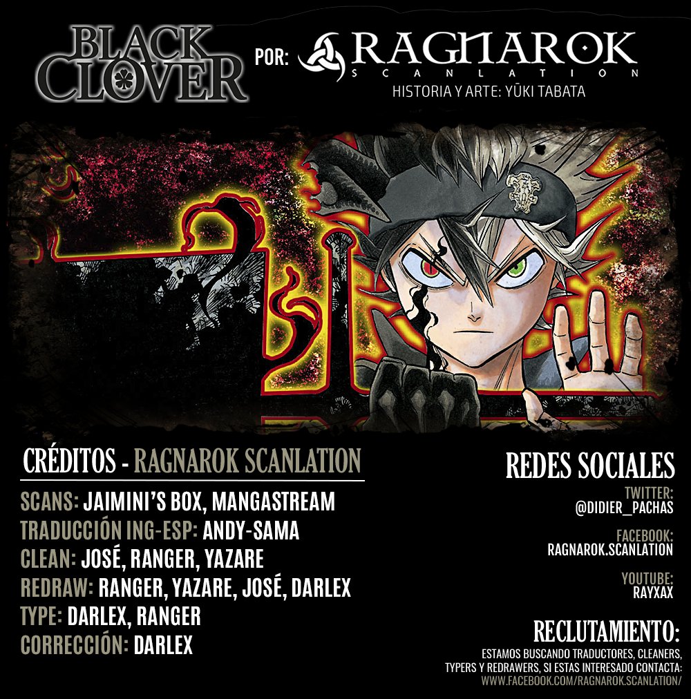 Read Black Clover es Manga Online