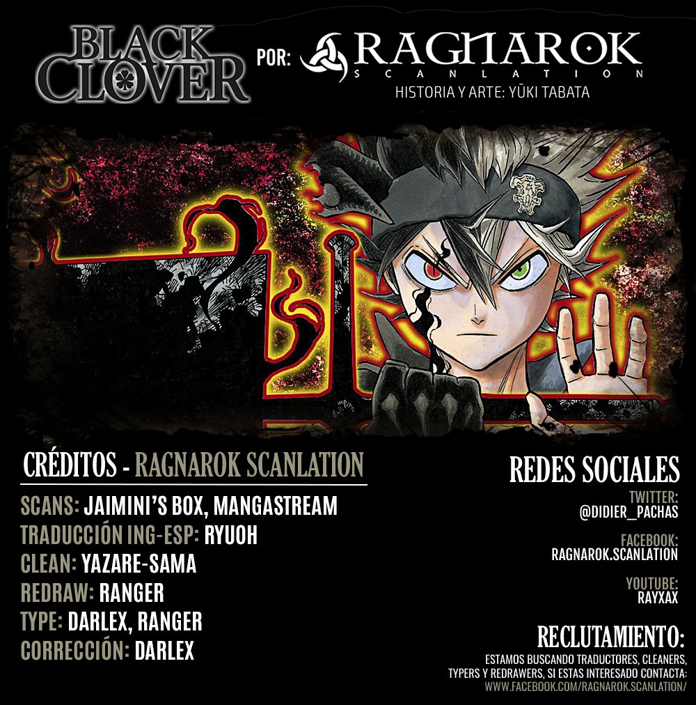 Read Black Clover es Manga Online