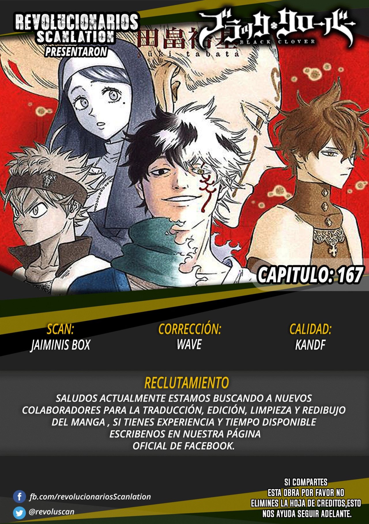 Read Black Clover es Manga Online