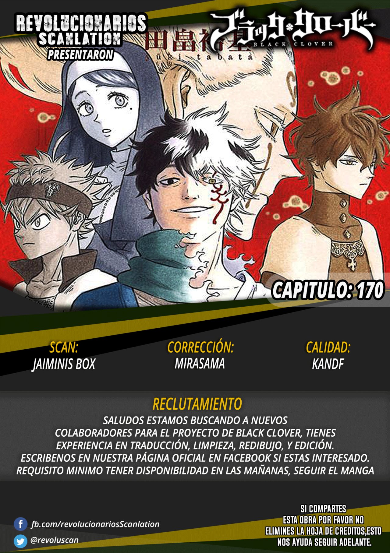 Read Black Clover es Manga Online