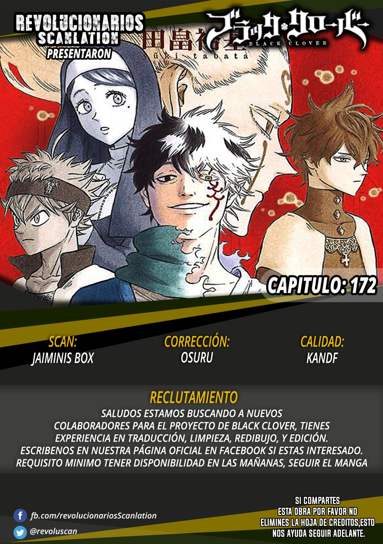 Read Black Clover es Manga Online