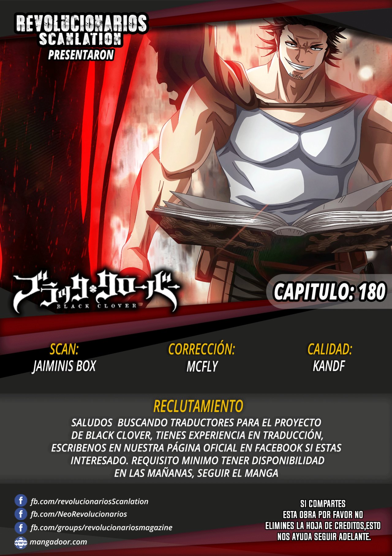 Read Black Clover es Manga Online