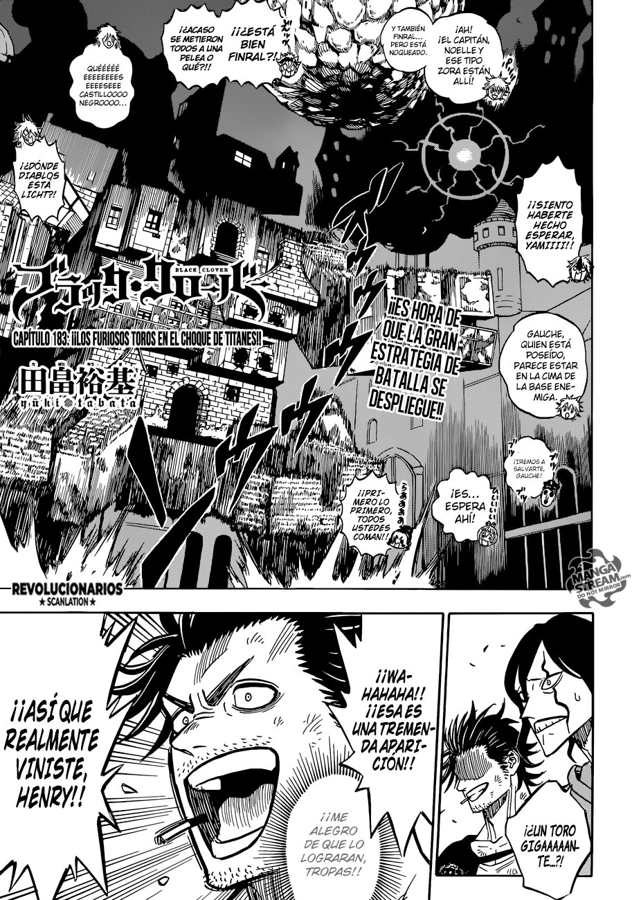 Read Black Clover es Manga Online