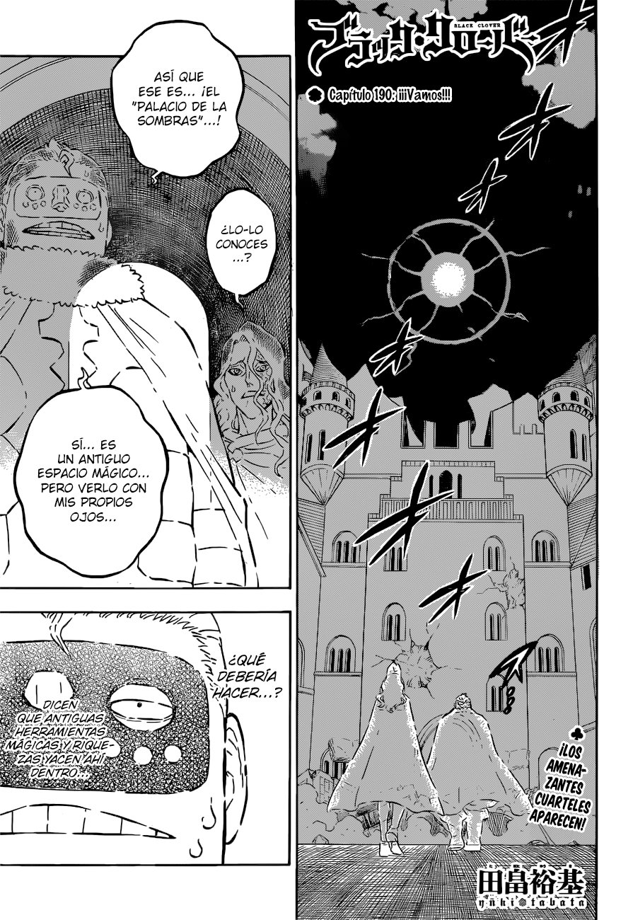 Read Black Clover es Manga Online