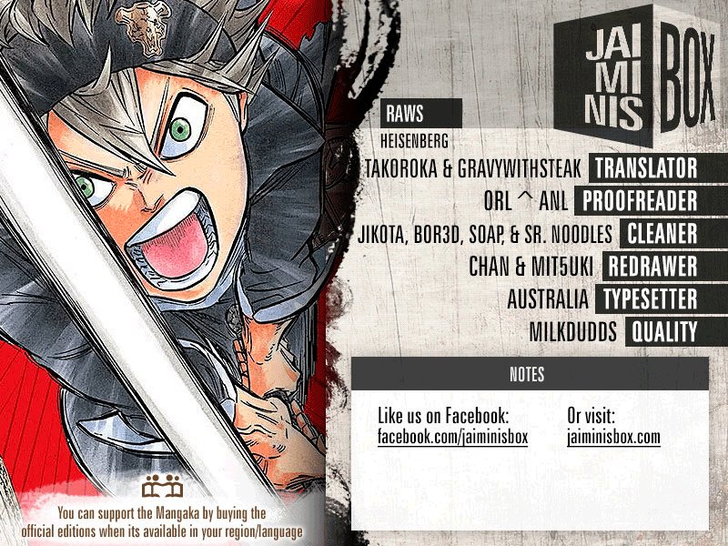 Read Black Clover es Manga Online