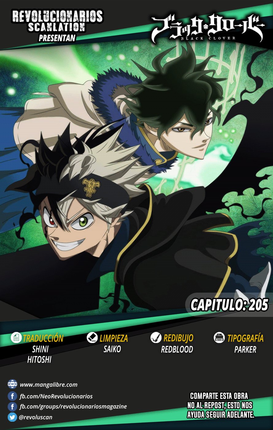 Read Black Clover es Manga Online