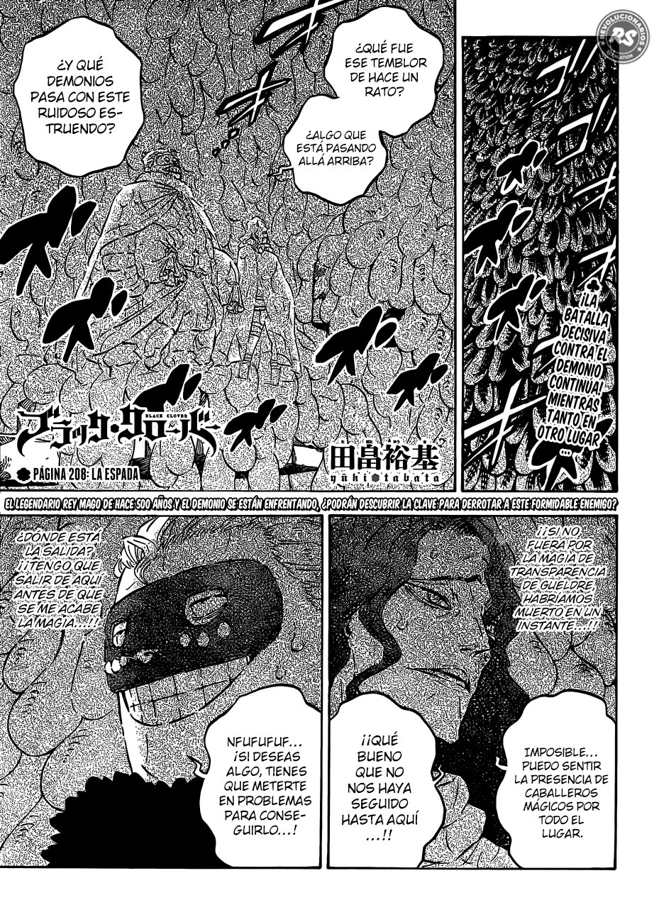 Read Black Clover es Manga Online