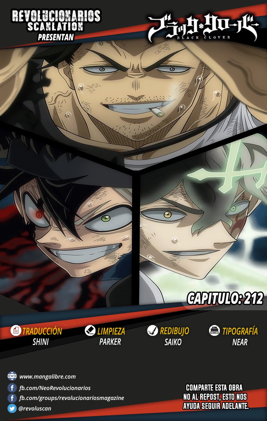Read Black Clover es Manga Online