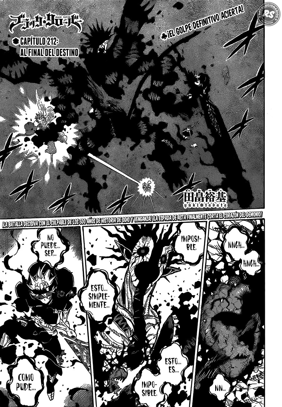 Read Black Clover es Manga Online