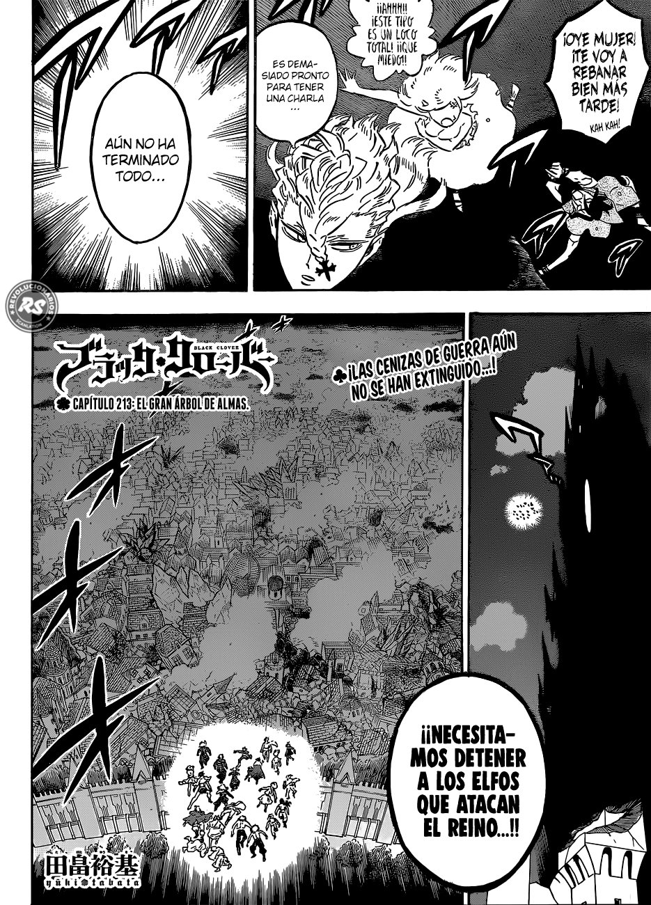 Read Black Clover es Manga Online