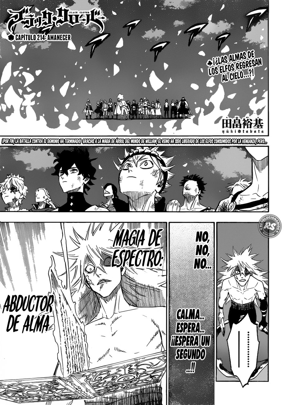 Read Black Clover es Manga Online