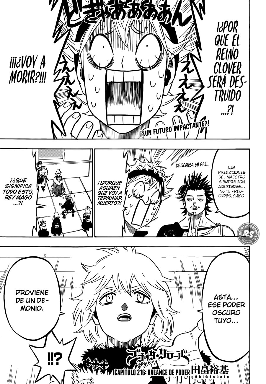Read Black Clover es Manga Online