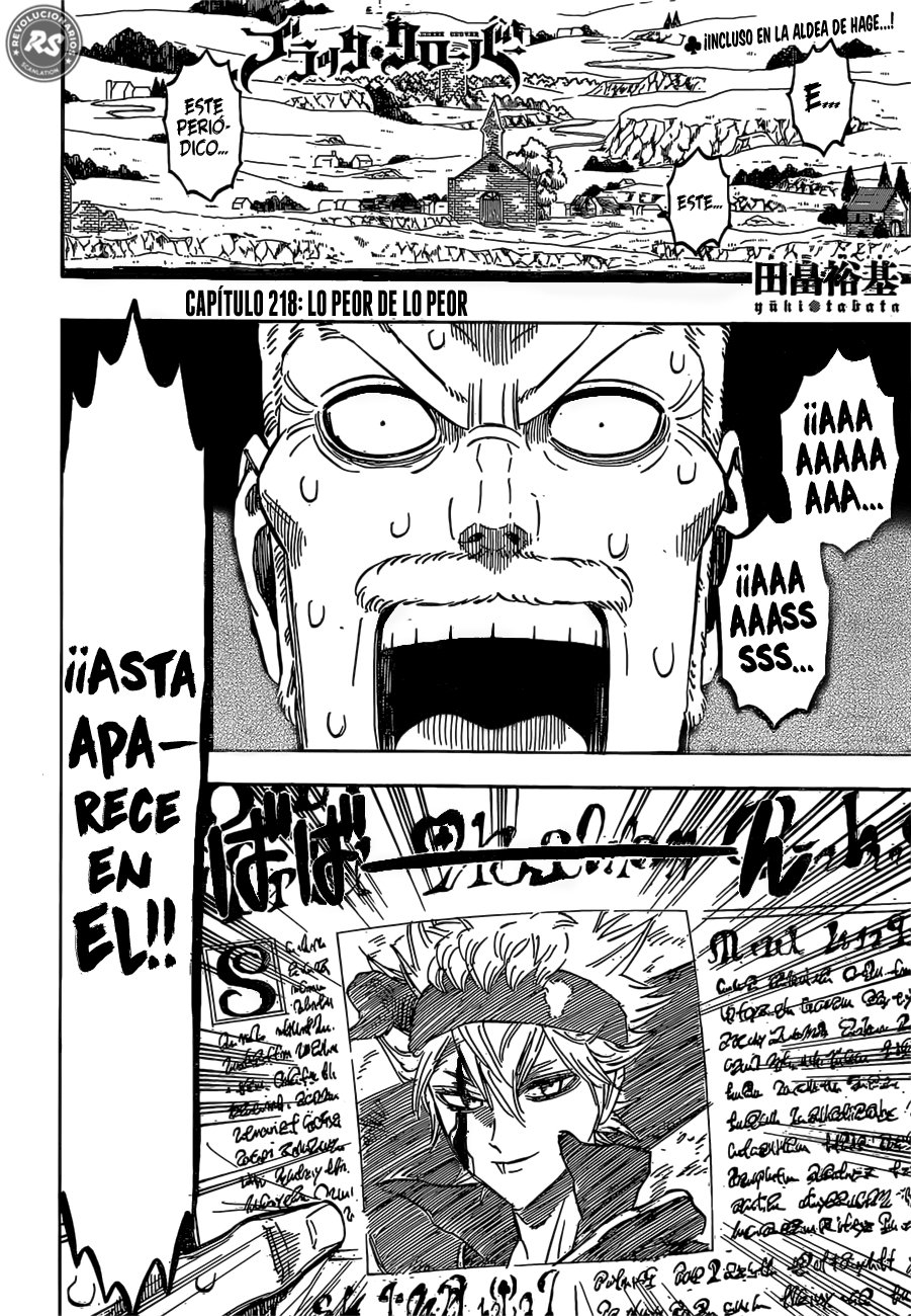 Read Black Clover es Manga Online