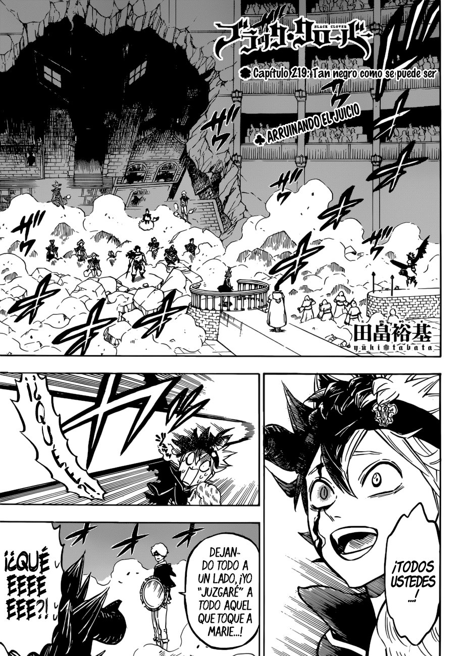 Read Black Clover es Manga Online