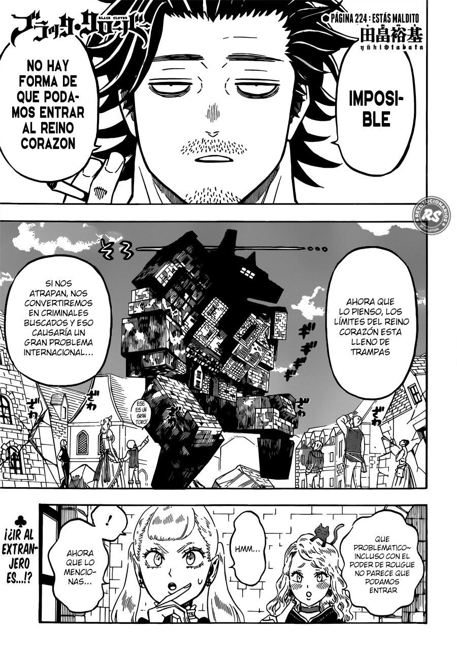 Read Black Clover es Manga Online