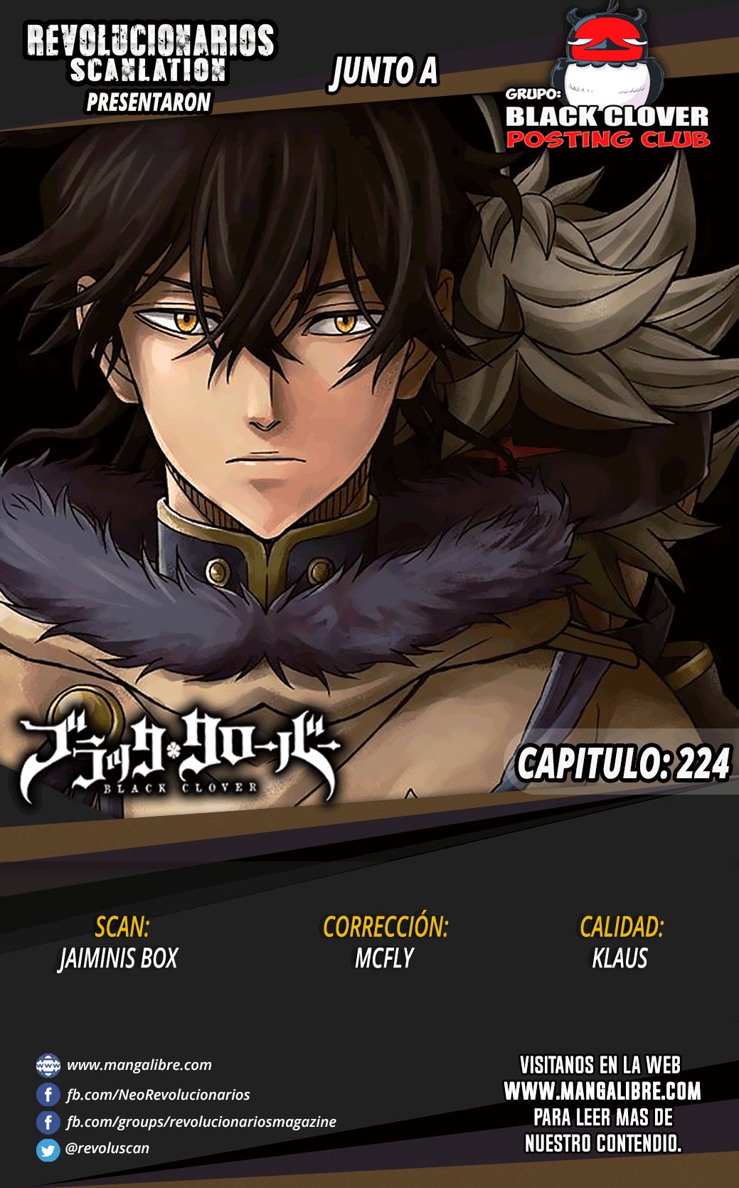 Read Black Clover es Manga Online