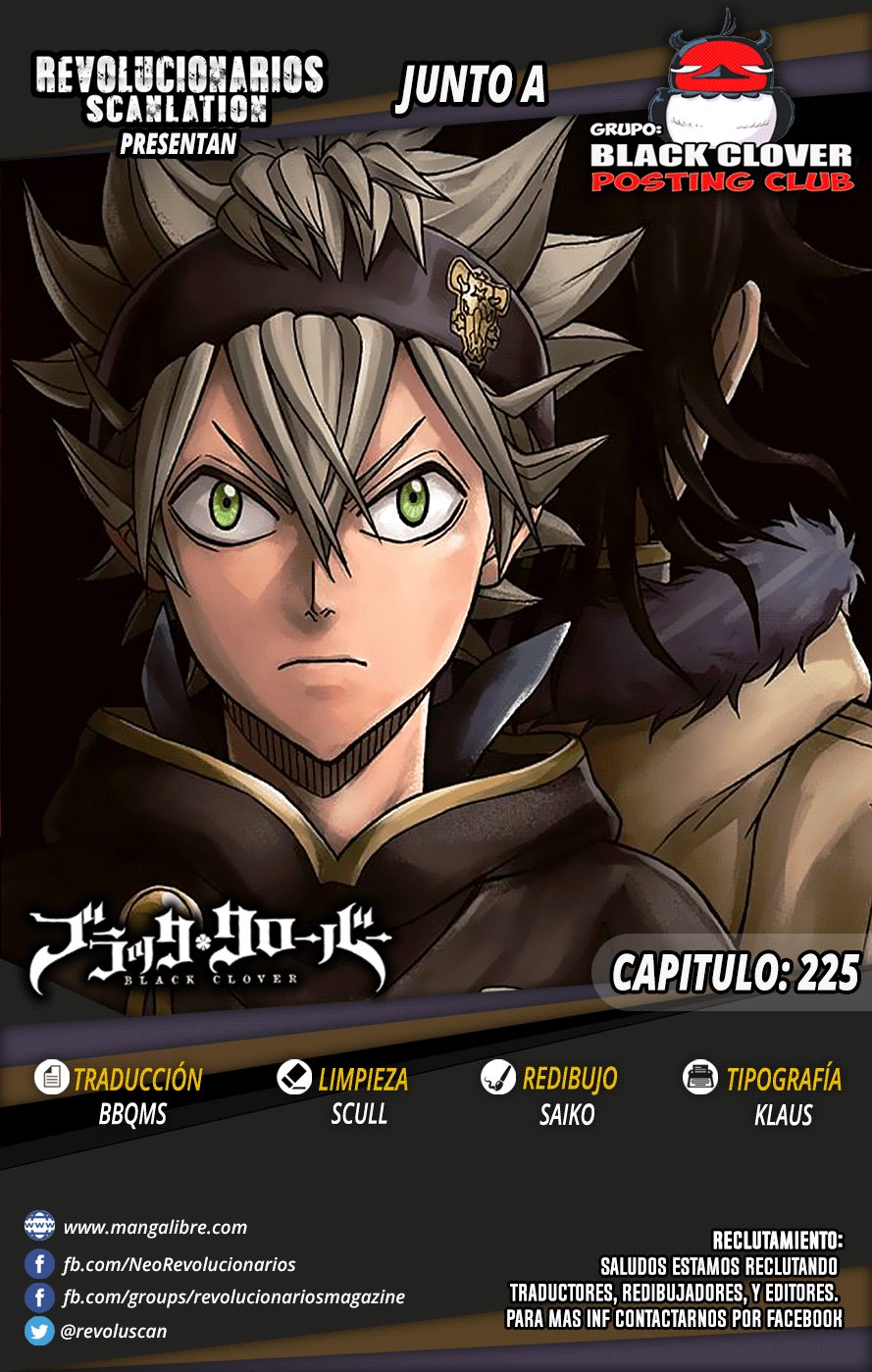 Read Black Clover es Manga Online