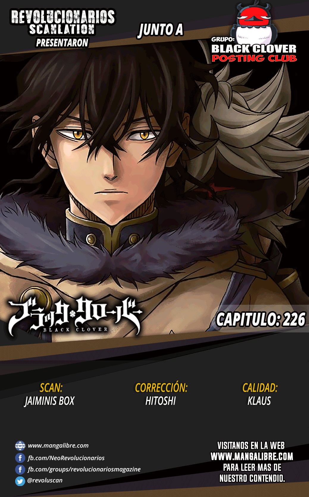 Read Black Clover es Manga Online