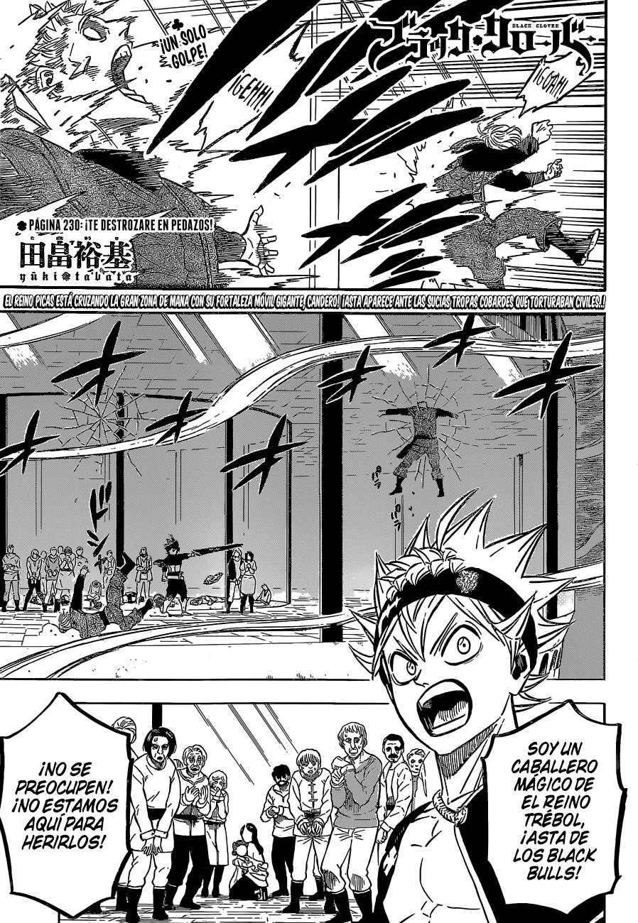 Read Black Clover es Manga Online