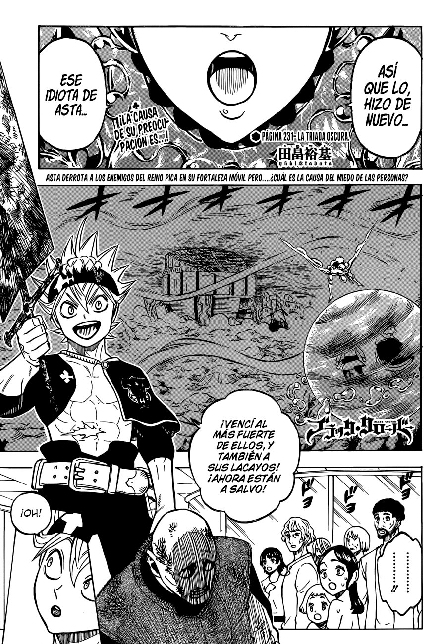 Read Black Clover es Manga Online