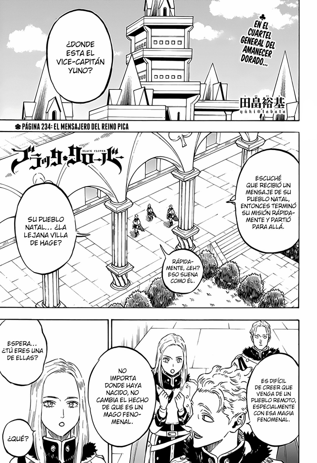 Read Black Clover es Manga Online