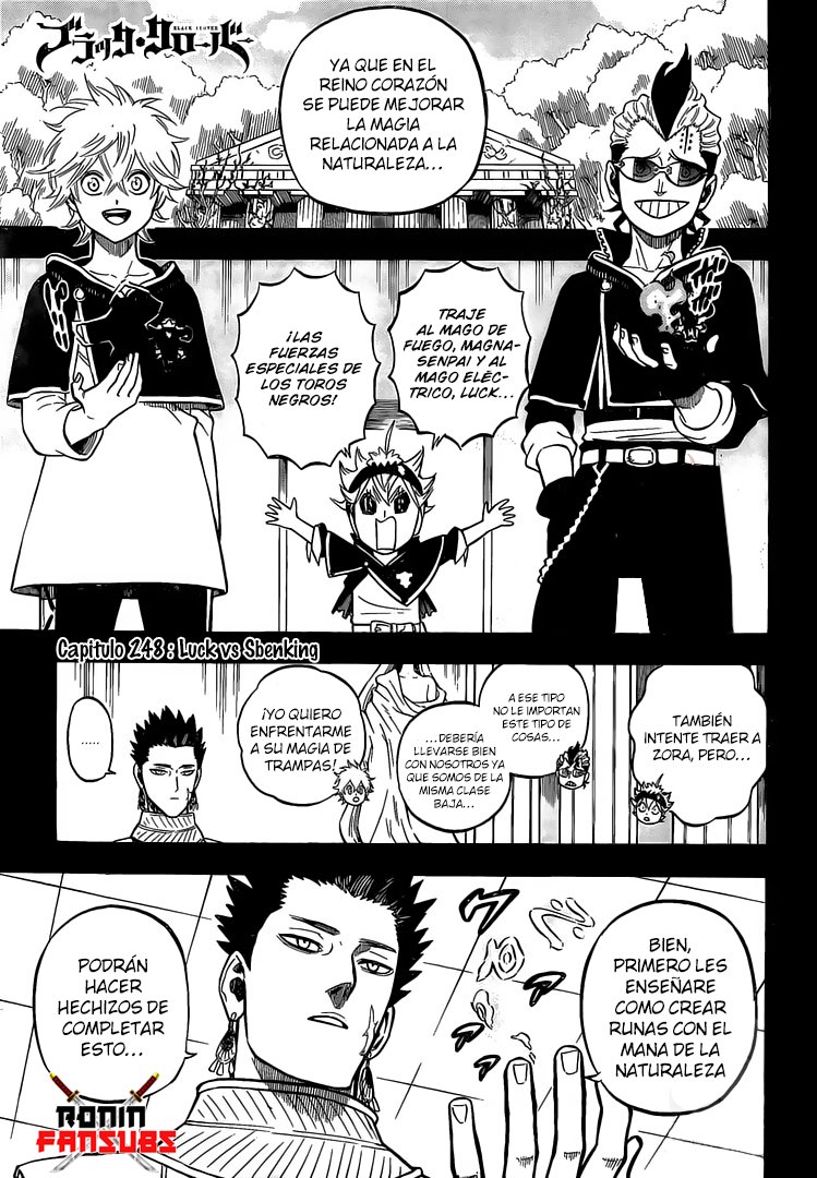 Read Black Clover es Manga Online