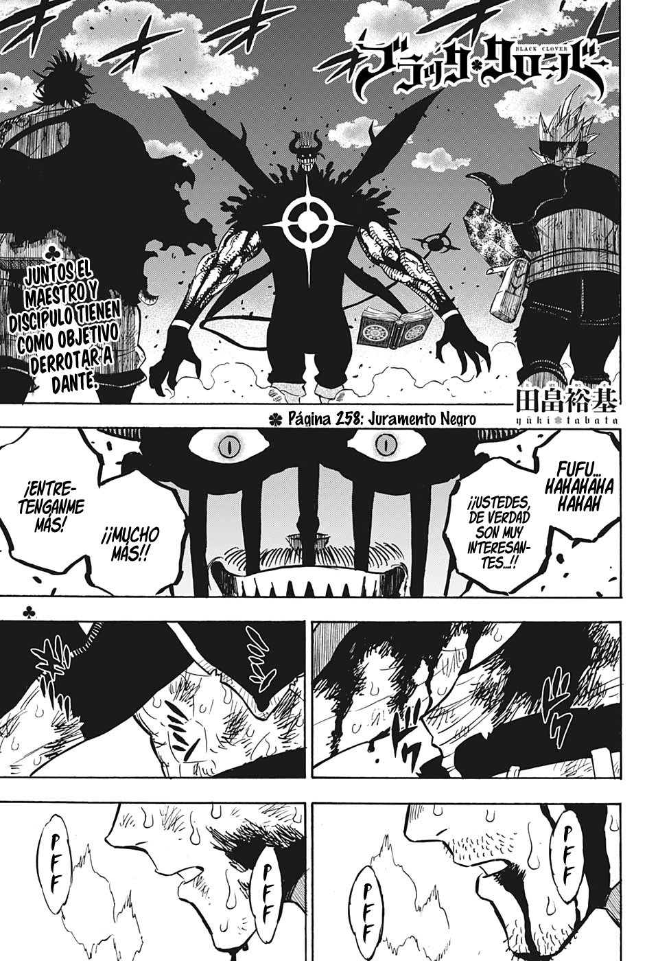 Read Black Clover es Manga Online