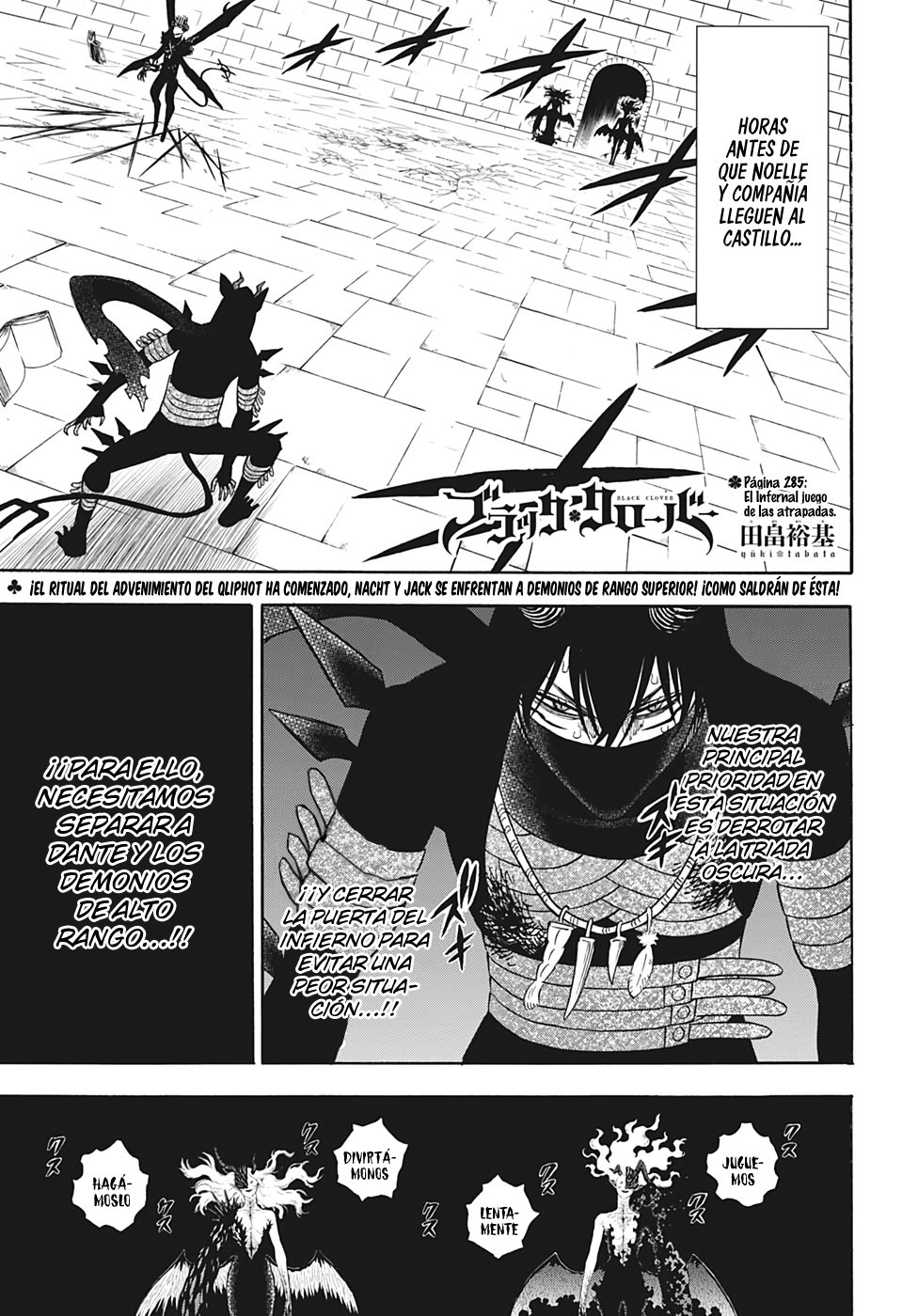 Read Black Clover es Manga Online