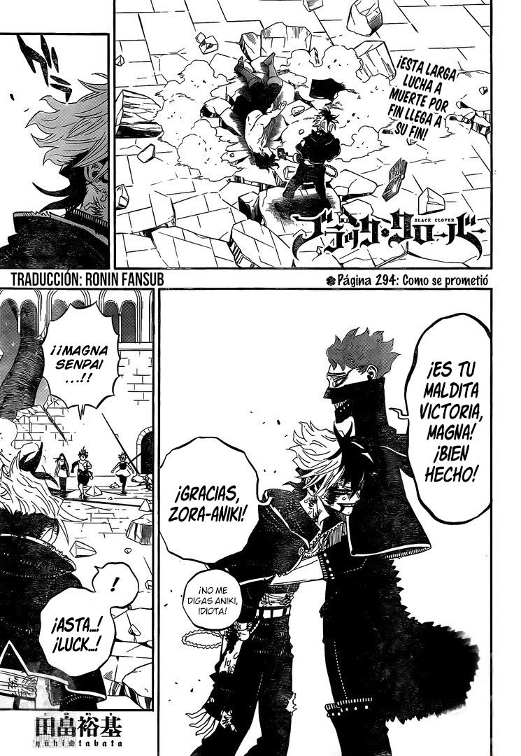 Read Black Clover es Manga Online